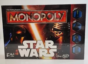 Star Wars Monopoly Fast-Dealing Property Trading Game Disney Hasbro Gaming - Picture 1 of 5