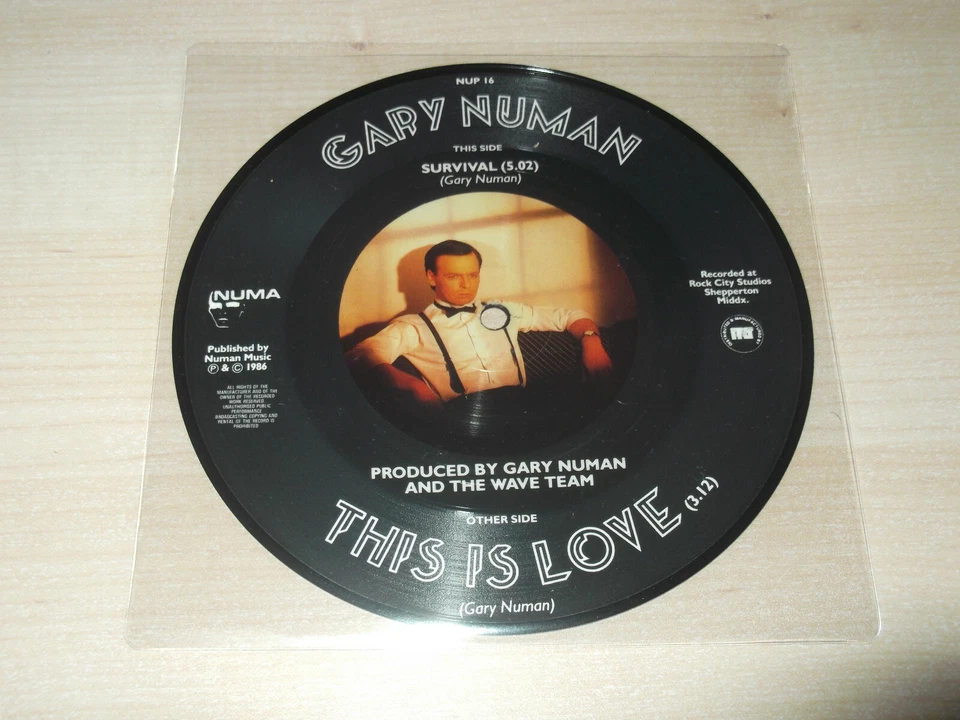 Gary Numan  This is love 7" Vinyl Record    picture disc - Image 1 of 1