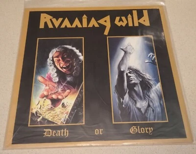 RUNNING WILD – Death Or Glory, 1st press Vinyl, LP 1989 (Noise International) - Image 1 of 2