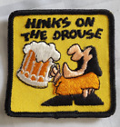 Hinks On The Drouse Humour Funny Drinking Sew On Patch Barware Breweriana Wear