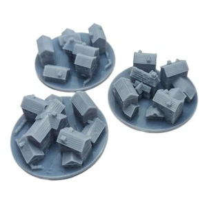 World War 2 European 35mm SMALL Towns Axis & Allies | 3pcs World War 2 Gaming - Picture 1 of 10