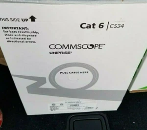Commscope Uniprise Solutions Cat6 CMP Blue Plenum 1000ft CS34P 874019914/10  - Picture 1 of 2
