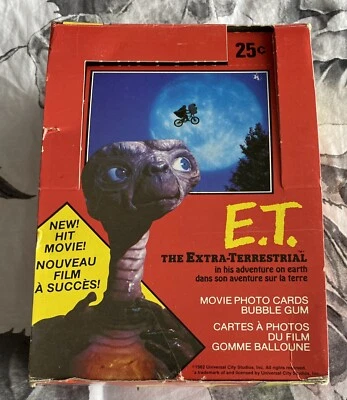 1982 O-pee-chee E.T. Nice ! Empty wax box - Image 1 of 4