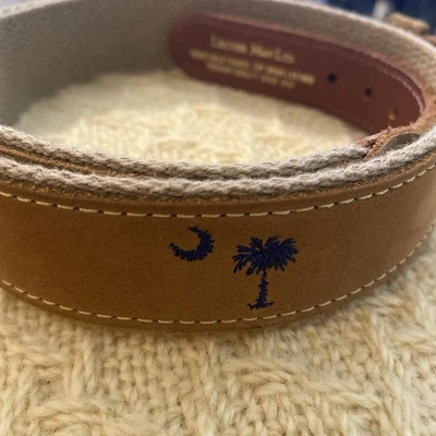 Palmetto Tree Size 34 Leather Man LTD Belt - Image 1 of 4