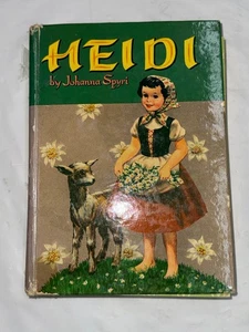 Vintage HEIDI by Johanna Spyri (1944) Hardcover Book Whitman - Foto 1 di 12
