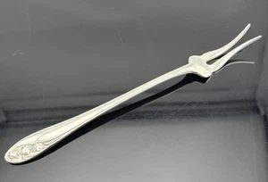 VTG GORHAM Sterling Silver Two Tine Butter Pick Fork LILY OF THE VALLEY No Mono - Picture 1 of 18