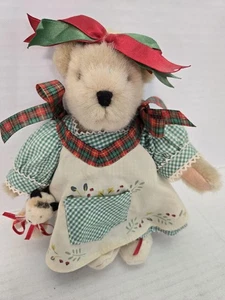 1995 Muffy VanderBear New England Country Weihnachten & Purrlie Katze KOSTENLOSER VERSAND - Bild 1 von 6