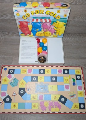 GO FOR GOLD Game By ELC Early Learning Centre Complete - Board some wear - Used - Image 1 of 4
