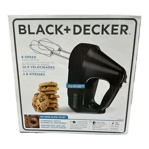 BLACK+DECKER - MX3200B - 6-Speed Hand Mixer with 5 Attachments & Storage Case - Picture 1 of 6
