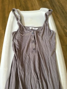 Ekouaer Träger Tank Maxikleid bräunlich grau Medium - Bild 1 von 3