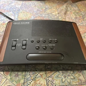 Sony Dream Machine AM/FM Duel Alarm Digital Clock Radio Woodgrain Sides Vintage - Picture 1 of 8