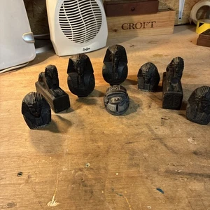 Altägyptische Figuren Götter und mehr Ramis acht ägyptische Figuren Restposten - Bild 1 von 9