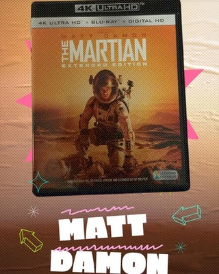 The Martian 4k UHD Blu Ray, Extended Edition No Digital Like New - Image 1 of 4