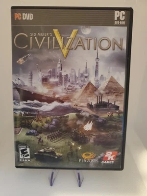 Sid Meier’s Civilization V – PC DVD-ROM – Pre‑Owned – Disc, Case, and Manual - Image 1 of 4
