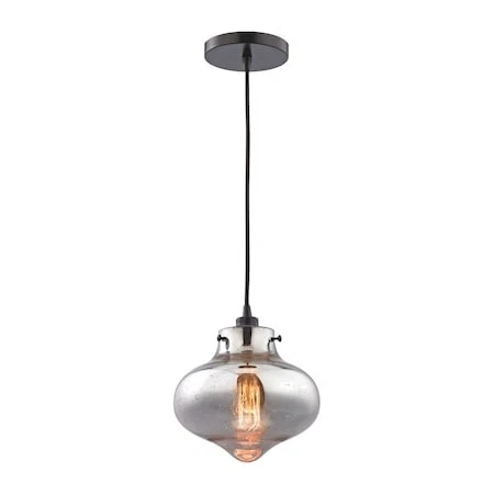 ELK LIGHTING 31955/1 Kelsey Mini Colgante 1 Luz en Bronce Frotado al Aceite con Foto 1 de 1