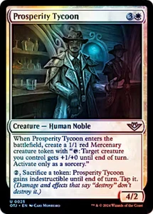 Prosperity Tycoon 0025 Foil Outlaws of Thunder Junction Magic The Gathering poco común - Imagen 1 de 1