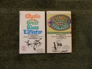 CHARLIE AND THE CHOCOLATE FACTORY AND THE GLASS ELEVATOR BY ROALD DAHL PB - Picture 1 of 2