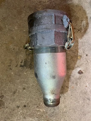 SWAGE NIPPLE 4"x2" with 4" TOUGH-TITE female cam & groove coupler - Image 1 of 4