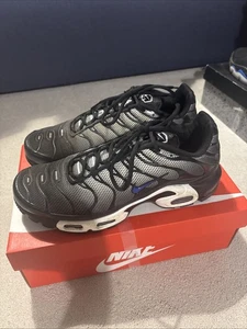 Nike Air Max TN Men's Black/white/blue nike tick UK9.5 - Picture 1 of 5