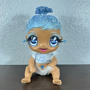 Glitter Babyz January Chill Out Doll Snowflake With Outfit poseable arms legs - Picture 1 of 6