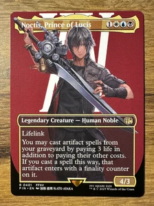 Magic MTG Final Fantasy Noctis, Prince of Lucis #401 *NON-FOIL* Borderless Rare - Bild 1 von 2