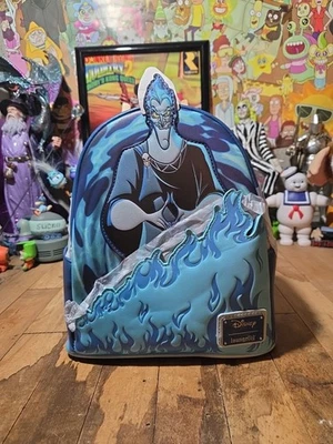 Loungefly Disney Hercules Hades Blue Flame Mini Backpack - Image 1 of 4