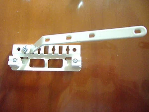 CURTAIN TRACK MASTER CARRIER OVERLAP ARM REPLACEMENT REPAIR PART CREAM - Picture 1 of 8