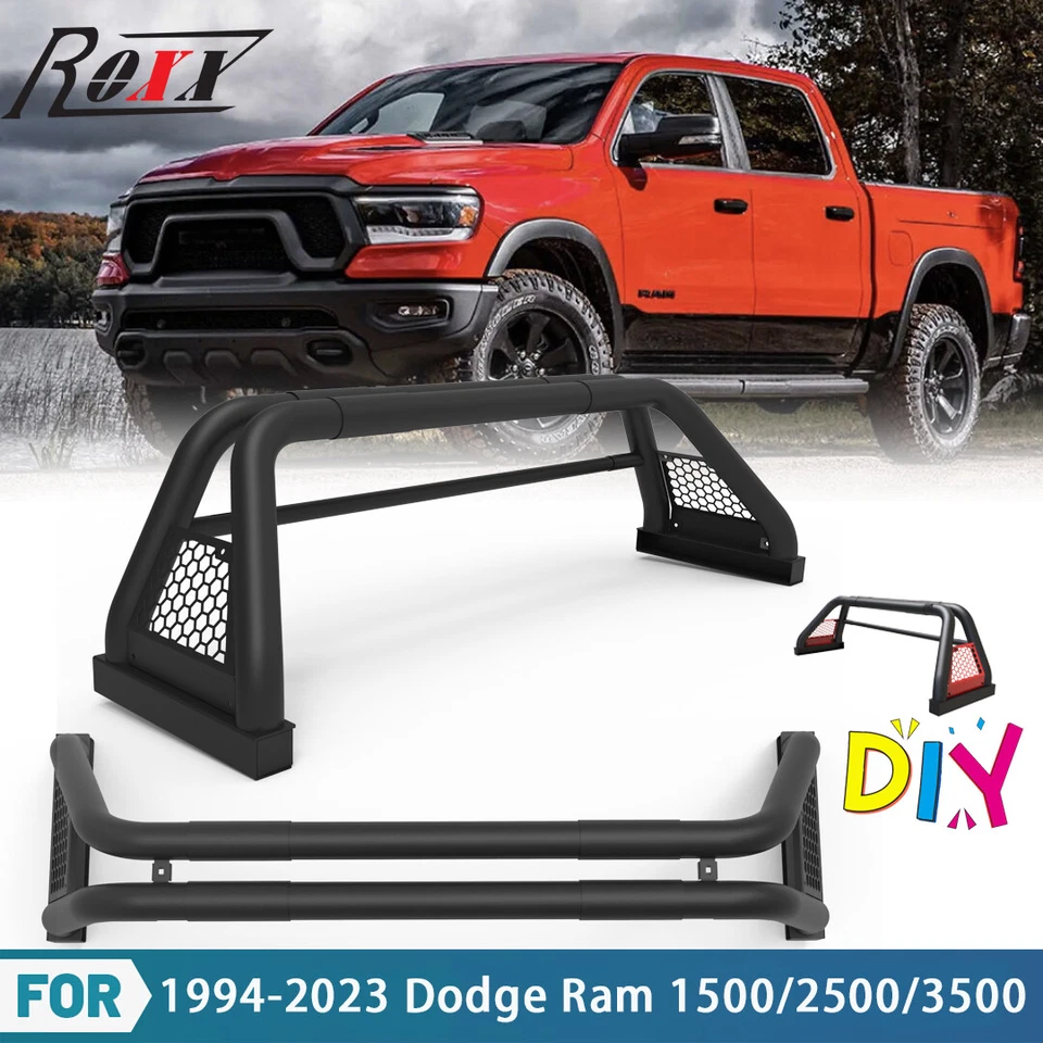 Roll Sport Bar For 2011-2025 Dodge Ram 1500/25/3500 Universal Chase Rack Bed Bar - Изображение 1 из 4