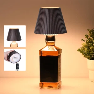 WILIT Wireless Bottle Lamp, 3-Level Brightness Cordless Table Lamp Shades, Touch - Picture 1 of 12
