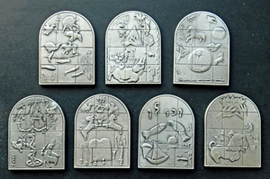 Israel Chagall Jerusalem Fenster, Lot 7, 0,999 Silberbarren. #518. Selten - Bild 1 von 11