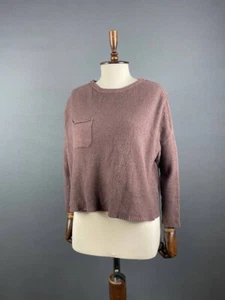 Transit Par Such Damen Pullover Größe 2 Braun Wolle Rundhals Langarm - Bild 1 von 12