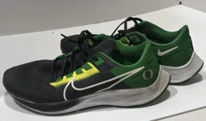 Nike Air Zoom Pegasus 38 DJ0840-001 Oregon Ducks Running Shoes Men's Size 10 - Picture 1 of 7