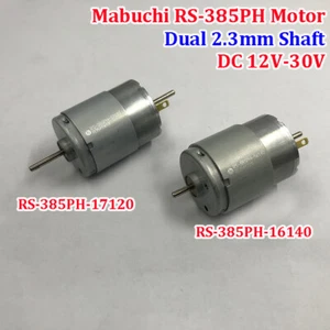 Mabuchi RS-385PH-17120/16140 DC12V 18V 24V Micro Dual 2.3mm Shaft Electric Motor - Picture 1 of 16
