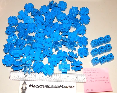 Shockwave Marble Mania Part # 13 14 Blue Connector Parts Only Techno Gears - Image 1 of 3