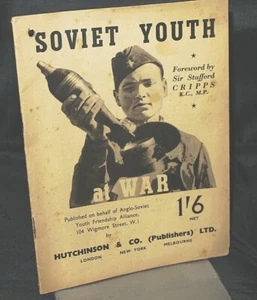Soviet Youth Pamphlet with Foreword by Sir St\afford Cripps Circa 1940's - Picture 1 of 4