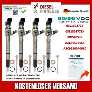 4x Injecteur Injecteurs VW Audi Seat Skoda 1.6 Tdi Caya Cayb Cayc Caye Cayd Acpp - Bild 1 von 16