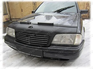 AUTO BRA für Mercedes-Benz C-Klasse W202 1993-2003 Steinschlagschutz Haubenbra - Picture 1 of 3