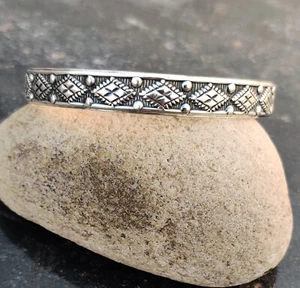 Bracciale Donna Fatto a Mano Argento Sterling 925 Regalo per Bella Moglie V90 - Foto 1 di 4
