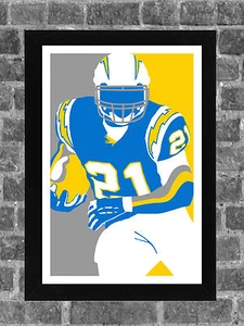San Diego Chargers LaDainian Tomlinson Sportdruck Kunst 11x17 - Bild 1 von 2