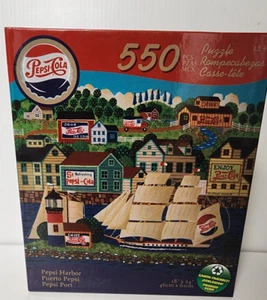 Karmin International Pepsi Cola Pepsi Harbor 550 Piece Jigsaw Puzzle - Picture 1 of 2