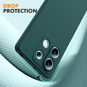 Coque pour Xiaomi Redmi Note 13 5G (non4G), Etui Souple Flexible en Premium VERT - Photo 1 sur 2