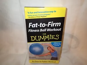 VHS versiegelt Trainingsvideo Fett zu fest Fitnessball für Dummies Übung Band 2004 - Bild 1 von 5