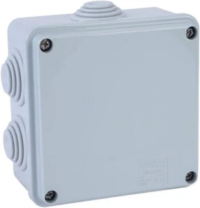 GEWISS GW44004 Junction Box With Plain Screwed LID - IP55 - 100x100x50mm - Picture 1 of 6