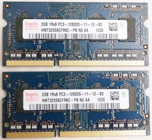 Motion Computing J3400/J3500/C5/C5v/F5/F5v 4GB (2GB X2) DDR3 Laptop RAM Memory - Picture 1 of 1