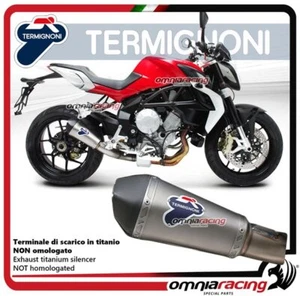 Termignoni CONICAL exhaust titanium racing MVAgusta BRUTALE B3 675/800 12>16 - Imagen 1 de 6