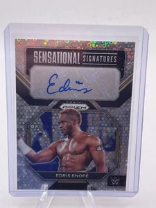 2023 WWE - Prizm - Auto Superstar Autógrafos Disco - Edris Enofe - Imagen 1 de 2