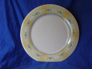 Pfaltzgraff Summer Breeze 11" Dinner Plate Yellow w/ Blue Flowers Replacement - Picture 1 of 2