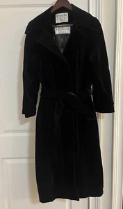 Brittany Bay VTG all weather velvet coat Bernard Casuals Sz. S/M Canada - Picture 1 of 13
