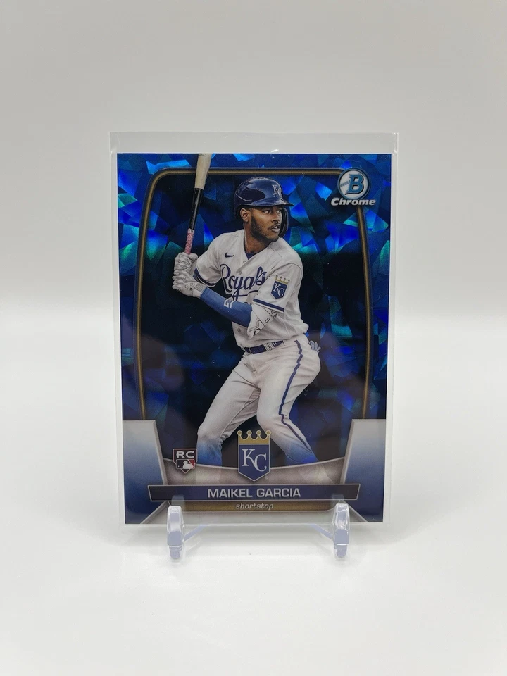 2023 Bowman Chrome Sapphire Edition - #30 Maikel Garcia (RC) - Image 1 of 2