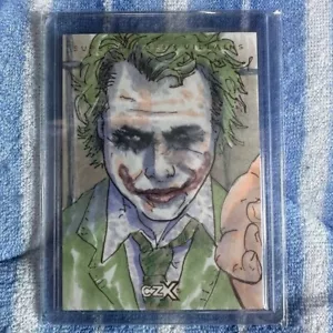 Cryptozoic CZX JOKER Super Heroes & Villains Sketch Card Mark Stroud - Picture 1 of 2